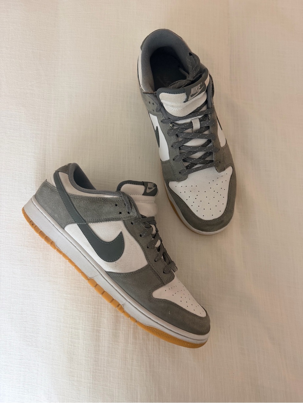Nike Dunk Low Sneaker Smoke Grey Gum 3M Swoosh Men’s Size 15 - Picture 2 of 10